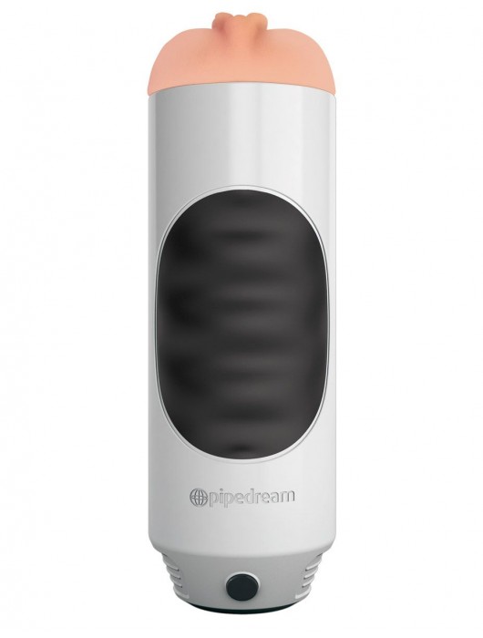 Мастурбатор-вагина Extreme Toyz Mega Grip Vibrating Stroker Mouth - Pipedream - в Камышине купить с доставкой