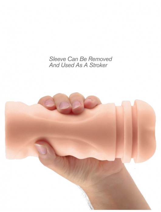 Мастурбатор-вагина Extreme Toyz Mega Grip Vibrating Stroker Mouth - Pipedream - в Камышине купить с доставкой