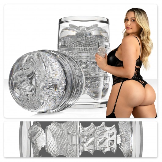 Прозрачный двусторонний мастурбатор Fleshlight Quickshot Mia Malkova - Fleshlight - в Камышине купить с доставкой