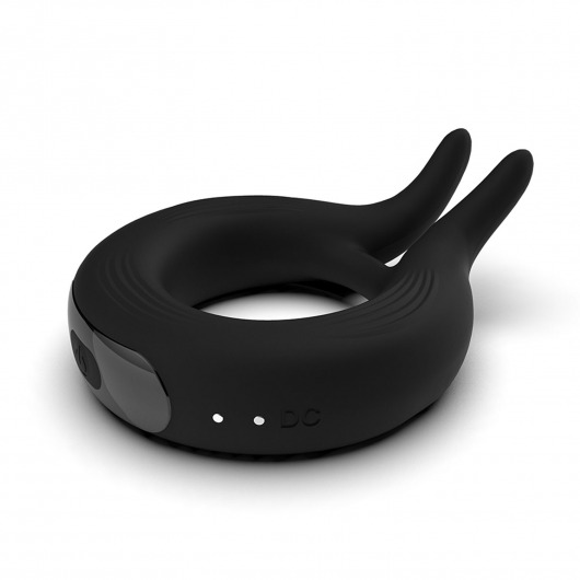 Черное эрекционное кольцо Marry Me Rechargeable Vibrating Cockring - Adrien Lastic - в Камышине купить с доставкой