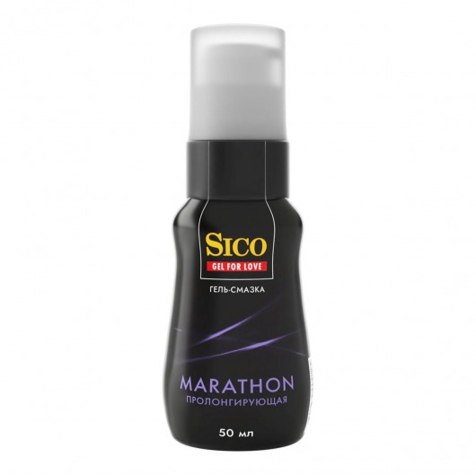 Пролонгирующая гель-смазка Sico Marathon - 50 мл. - Sico - купить с доставкой в Камышине