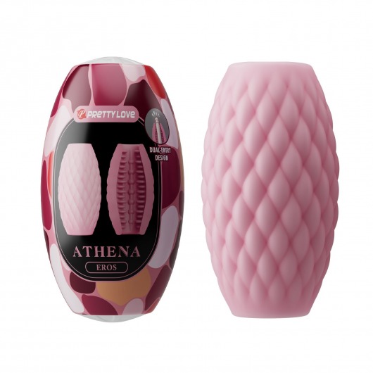 Розовый нереалистичный мастурбатор Athena - Baile - в Камышине купить с доставкой