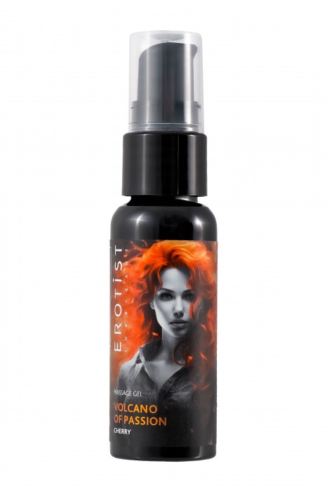 Гель с эффектом вибрации Volcano Of Passion со вкусом вишни - 25 мл. - Erotist Lubricants - купить с доставкой в Камышине
