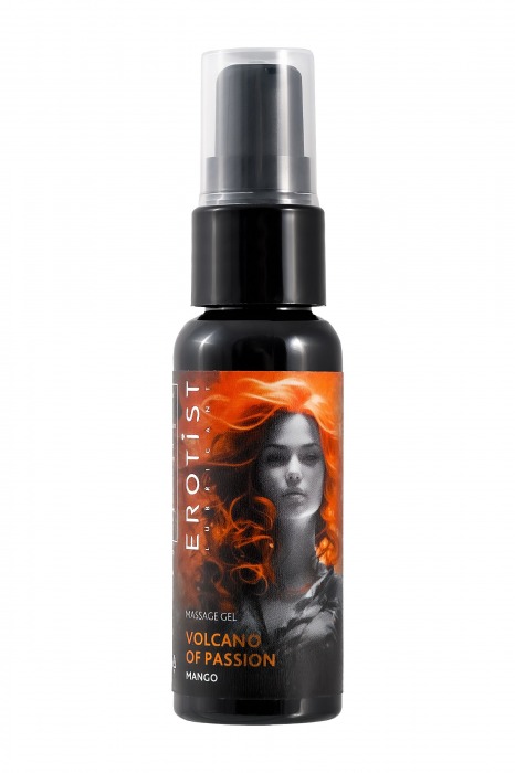 Гель с эффектом вибрации Volcano Of Passion со вкусом манго - 25 мл. - Erotist Lubricants - купить с доставкой в Камышине