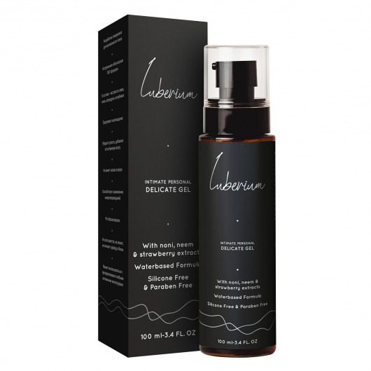 Интимный гель с экстрактами нони, нима и клубники Luberium Delicate Waterbased - 100 мл. - Luberium - купить с доставкой в Камышине