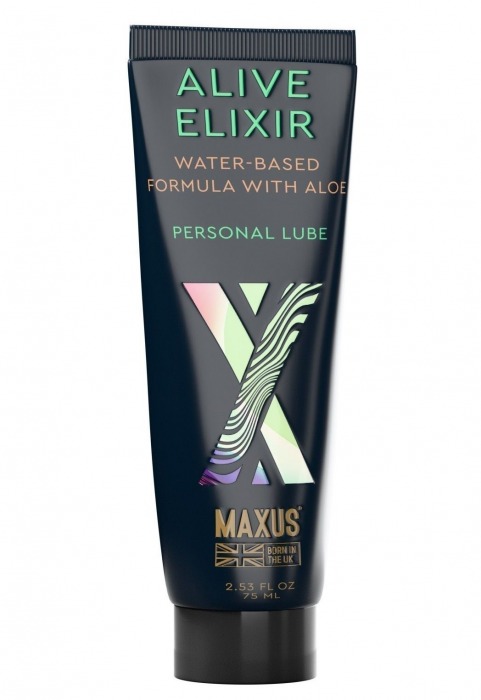 Интимный гель на водной основе MAXUS Alive Elixir - 75 мл. - Maxus - купить с доставкой в Камышине
