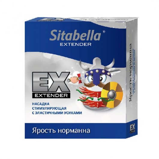 Стимулирующая насадка Sitabella Extender  Ярость норманна - Sitabella - купить с доставкой в Камышине