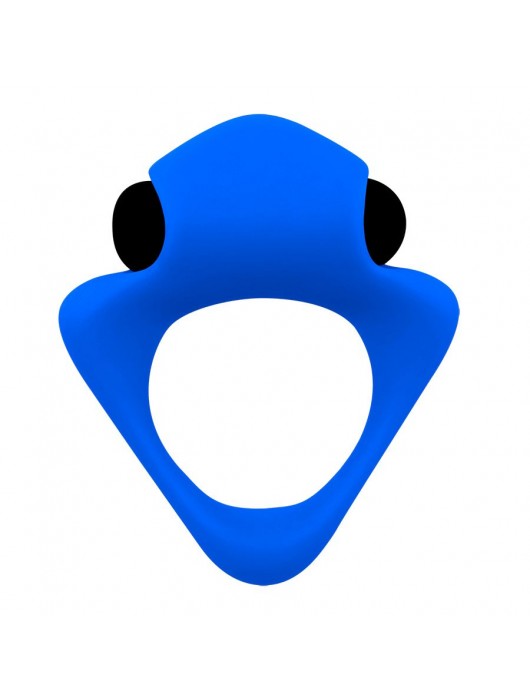 Синее эрекционное кольцо Wooomy Tribeс с вибрацией - Adrien Lastic - в Камышине купить с доставкой