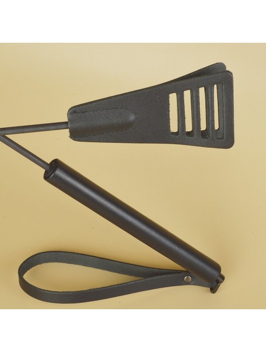 Черный кожаный стек «Сириус» - 60 см. - Sitabella - купить с доставкой в Камышине