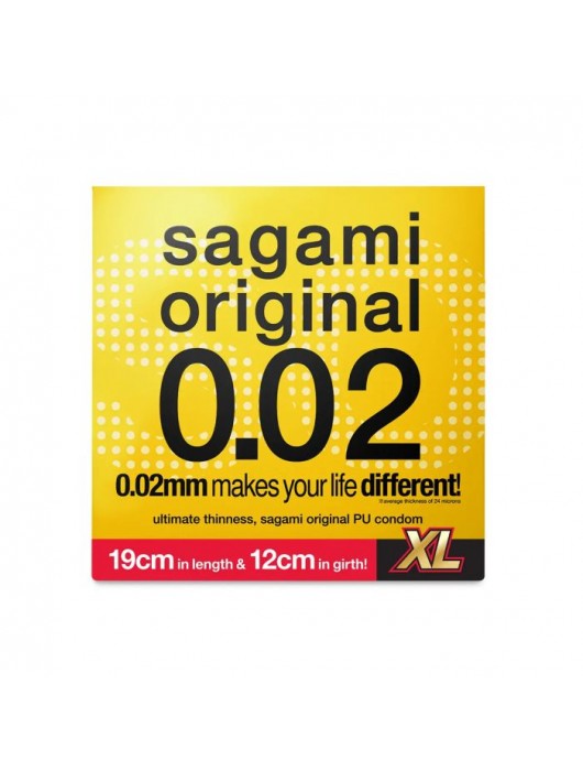 Презерватив увеличенного размера Sagami Original 0.02 XL-size - 1 шт. - Sagami - купить с доставкой в Камышине