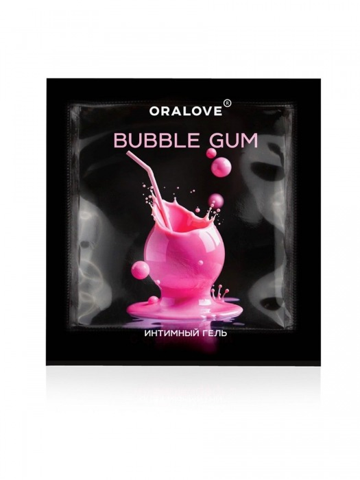 Саше съедобной оральной смазки OraLove с ароматом бабл-гам - 3 гр. - Биоритм - купить с доставкой в Камышине