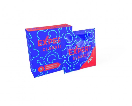 Презервативы увеличенного размера Expert Classic XXL - 3 шт. - Expert - купить с доставкой в Камышине