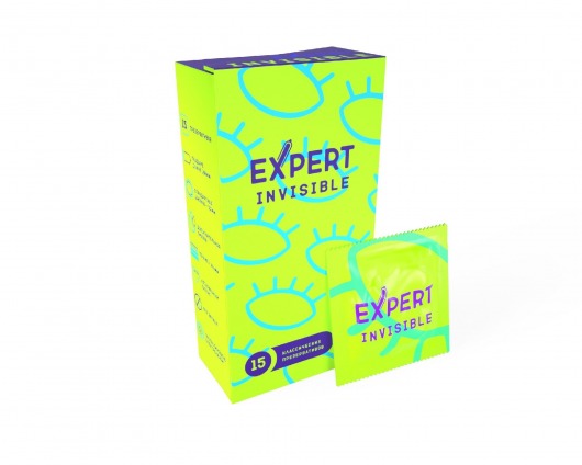 Ультратонкие презервативы Expert Invisible - 15 шт. - Expert - купить с доставкой в Камышине