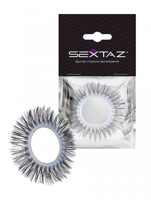 Круглое эрекционное кольцо с длинными «ресничками» - Sextaz - в Камышине купить с доставкой