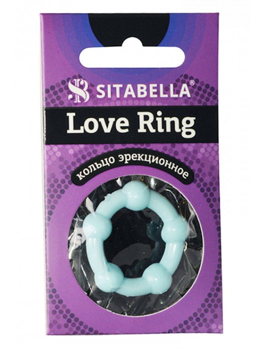 Цветное эрекционное кольцо Love Ring с бусинами - Sitabella - в Камышине купить с доставкой