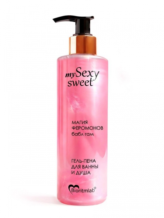 Гель-пена для ванны и душа Sexy Sweet с феромонами и ароматом бабл-гам - 200 мл. -  - Магазин феромонов в Камышине