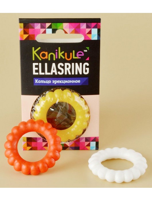 Цветное рельефное эрекционное кольцо Ellasring - Sitabella - в Камышине купить с доставкой
