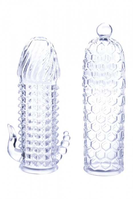 Набор из 2 прозрачных насадок на член Seductive Tickler Sleeves Set - NMC - в Камышине купить с доставкой