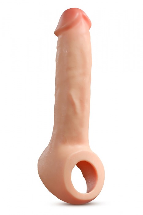 Телесная насадка-удлинитель Thrive 8.75 Inch Realistic Penis Extender Sleeve - 22,2 см. - Blush Novelties - в Камышине купить с доставкой