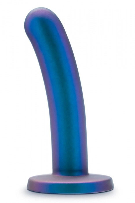 Синяя насадка с гладкой поверхностью Surrender 5.75 Inch Intermediate Pegging Dildo - 14,6 см. - Blush Novelties - купить с доставкой в Камышине