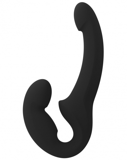 Черный безремневой страпон Share Lite - Fun Factory - купить с доставкой в Камышине