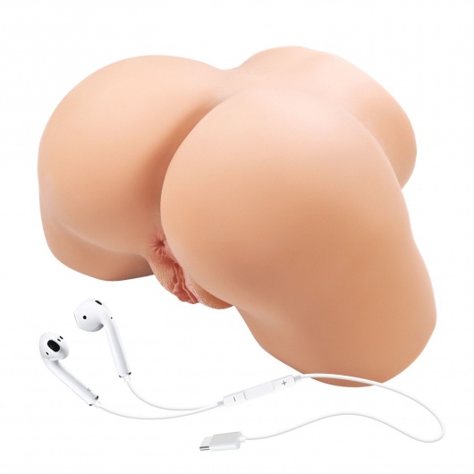 Телесный мастурбатор Olivia с 2 любовными отверстиями - Baile - в Камышине купить с доставкой