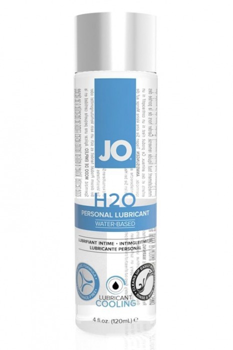 Охлаждающий лубрикант на водной основе JO Personal Lubricant H2O COOLING - 120 мл. - System JO - купить с доставкой в Камышине