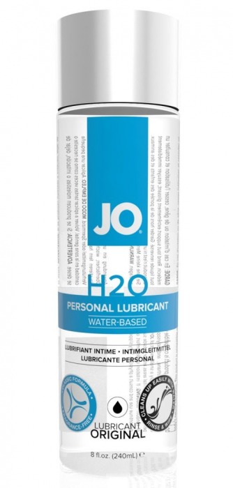 Нейтральный лубрикант на водной основе JO Personal Lubricant H2O - 240 мл. - System JO - купить с доставкой в Камышине