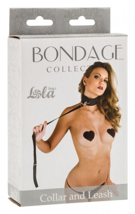 Ошейник Bondage Collection Collar and Leash Plus Size - Lola Games - купить с доставкой в Камышине