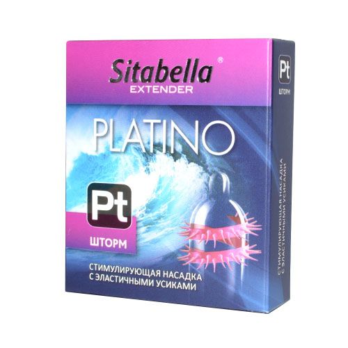 Стимулирующая насадка со спиралью из усиков Platino  Шторм - Sitabella - купить с доставкой в Камышине