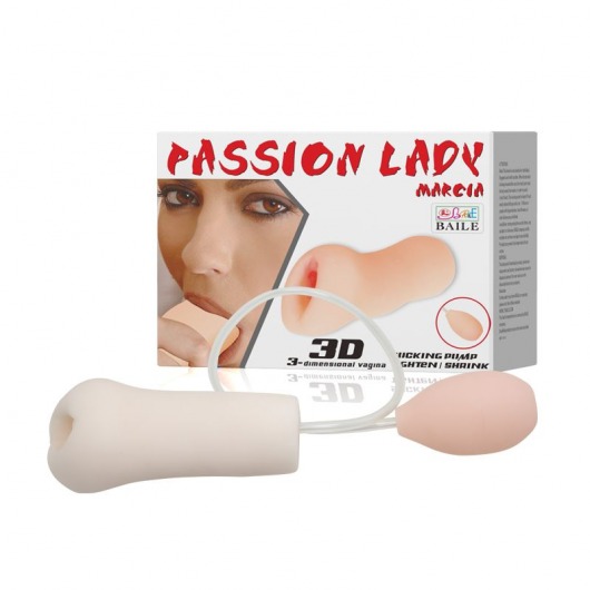 Мастурбатор Passion Lady Marcia с грушей для имитации посасывания - Baile - в Камышине купить с доставкой