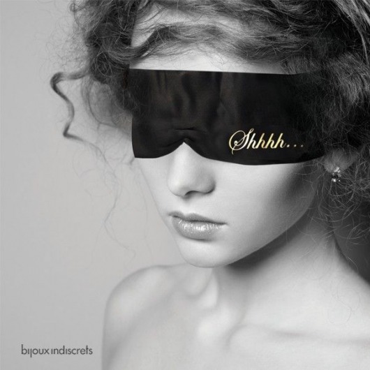 Маска-повязка на глаза Shhh Blindfold - Bijoux Indiscrets - купить с доставкой в Камышине