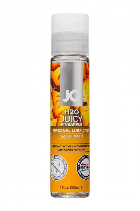 Смазка с ароматом ананаса JO Flavored Juicy Pineapple - 30 мл. - System JO - купить с доставкой в Камышине