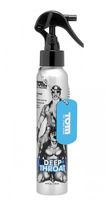 Спрей для лёгкого проникновения во время орального секса Tom of Finland Deep Throat Spray - 118 мл. - Доминирующее кольцо - купить с доставкой в Камышине