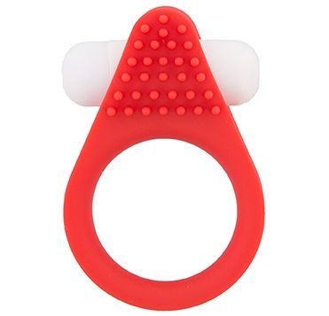 Красное эрекционное кольцо LIT-UP SILICONE STIMU RING 1 RED - Dream Toys - в Камышине купить с доставкой