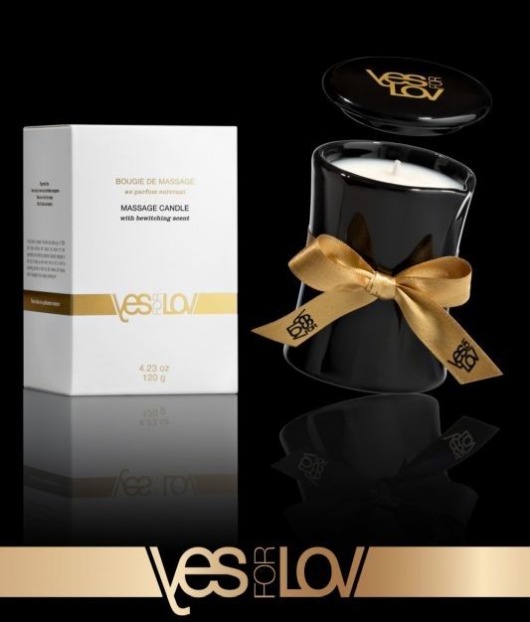 Массажная аромасвеча BEWITCHING MASSAGE CANDLE - 120 мл. - YESforLOV - купить с доставкой в Камышине