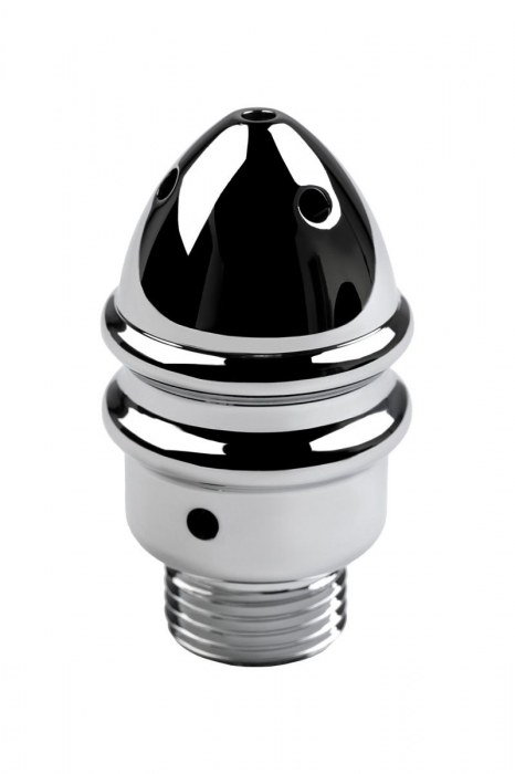 Металлический анальный душ с тремя насадками - ToyFa - купить с доставкой в Камышине