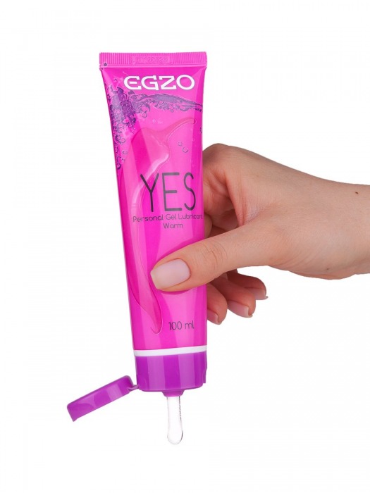 Согревающий лубрикант на водной основе Egzo Yes - 100 мл. - EGZO - купить с доставкой в Камышине