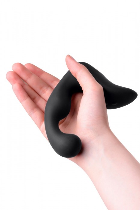 Чёрный изогнутый вибростимулятор простаты Erotist - Erotist Adult Toys - в Камышине купить с доставкой