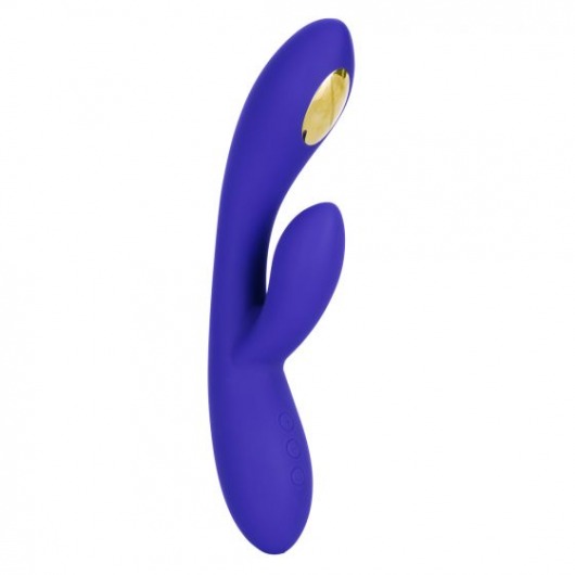 Фиолетовый вибратор с функцией электростимуляции Intimate E-Stimulator Dual Wand - 21,5 см. - California Exotic Novelties - купить с доставкой в Камышине