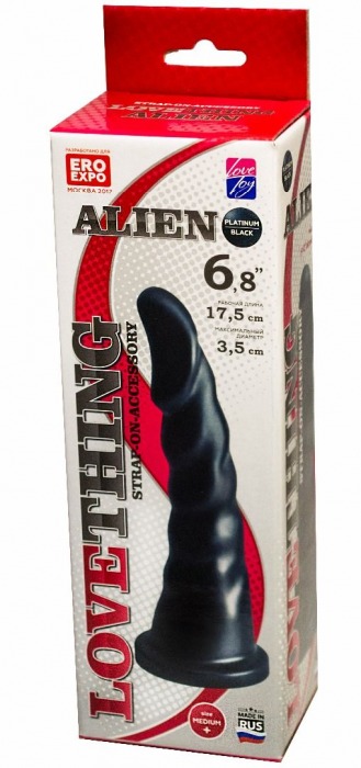 Насадка для трусиков харнесс Alien - 17,5 см. - LOVETOY (А-Полимер) - купить с доставкой в Камышине