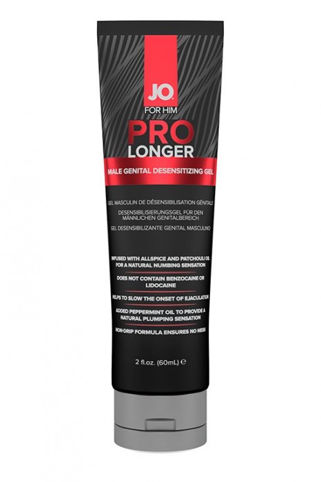 Гель-пролонгатор умеренного действия для мужчин JO Prolonger Gel – 60 мл. - System JO - купить с доставкой в Камышине