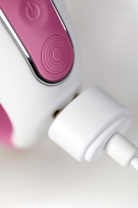 Вибратор Petting Hippo с загнутым кончиком - 22,9 см. - Satisfyer