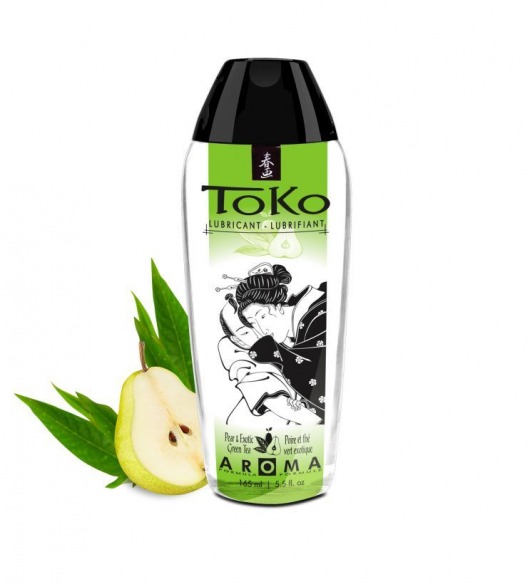 Интимный гель TOKO Pear   Exotic Green Tea с ароматом груши и зеленого чая - 165 мл. - Shunga - купить с доставкой в Камышине