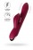 Бордовый вибратор-кролик Sangra - 20,5 см. - ToyFa купить в Камышине с доставкой в Orgasmix.ru Бордовый вибратор-кролик Sangra - 20,5 см. - ToyFa