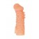 Телесная закрытая насадка с шершавой головкой Cock Sleeve Size S - 13,8 см. - KOKOS - в Камышине купить с доставкой