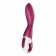 Малиновый вибромассажер для стимуляции G-точки Heated Thrill - 20,6 см. - Satisfyer купить в Камышине с доставкой в Orgasmix.ru Малиновый вибромассажер для стимуляции G-точки Heated Thrill - 20,6 см. - Satisfyer