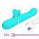 Аквамариновый вибратор-кролик Ridgely - 22,6 см. - Baile купить в Камышине с доставкой в Orgasmix.ru Аквамариновый вибратор-кролик Ridgely - 22,6 см. - Baile