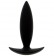 Чёрная мини-пробка для анальной стимуляции BOOTYFUL ANAL PLUG XTRA SMALL BLACK - 9 см. - Dream Toys в Камышине Чёрная мини-пробка для анальной стимуляции BOOTYFUL ANAL PLUG XTRA SMALL BLACK - 9 см. - Dream Toys