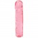 Розовый прозрачный гелевый фаллоимитатор Сristal Jellies - 20 см. - Doc Johnson купить с доставкой в интернет-магазине Orgasmix в Камышине Розовый прозрачный гелевый фаллоимитатор Сristal Jellies - 20 см. - Doc Johnson